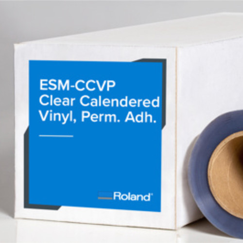 Roland Clear Digital Print Permanent Adhesive Vinyl (ESM-CCVP)
