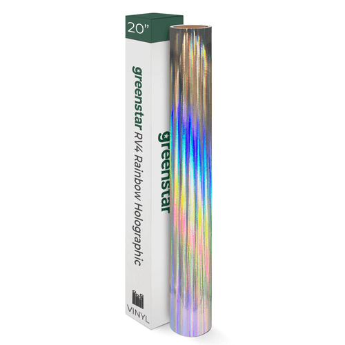 Greenstar RV4 Rainbow Holographic Chrome Vinyl 20" x 25yd for Roland BN and BN2 Printers