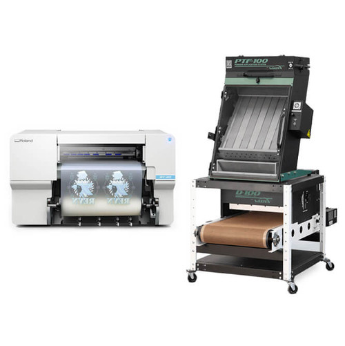 Roland VersaSTUDIO BY-20 DTF Direct to Film Printer and Vastex Shaker/Dryer Bundle