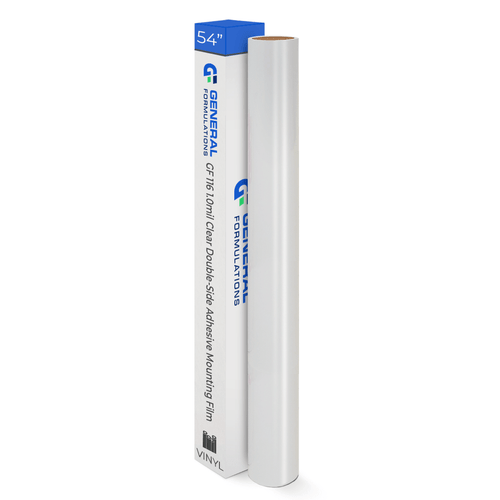 General Formulations GF 116 1.0mil Clear Double-Side Adhesive Mounting Film