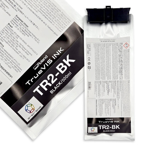 Roland TrueVIS TR2 Black Ink (500cc Pouch) TR2-BK