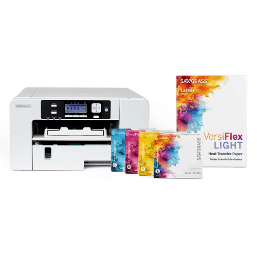 Sawgrass SG500 Versiflex Printer With Install Kit And 8.5in x 11in VersiFlex Light Media Bundle