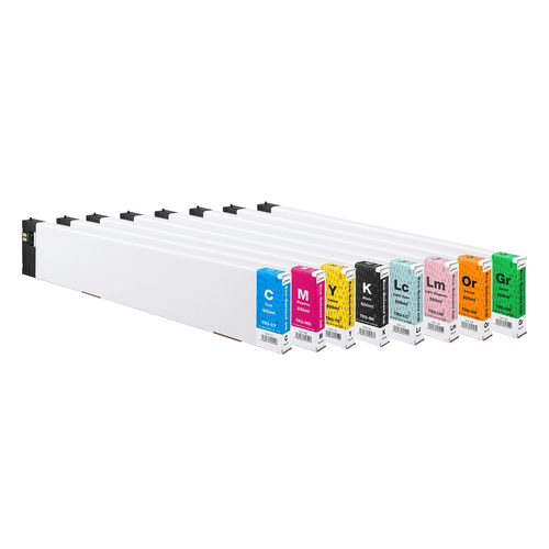 Roland TrueVIS TR3 Ink Set for XG Printers (CMYKLcLmOrGr & Cleaning Cartridge)