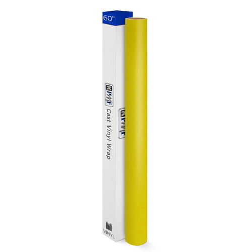 KPMF K75400 Series Matte Iced Yellow Titanium Vinyl Vehicle Wrap (K75534)