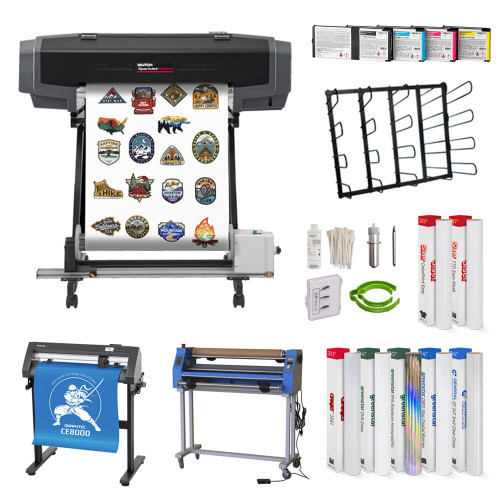 Mutoh XpertJet C641SR Pro Sticker Production Bundle – All-in-One Print & Cut Business Setup