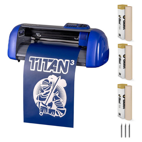 USCutter TITAN U-Blast Monument & Sandblast Stencil Cutting Bundle