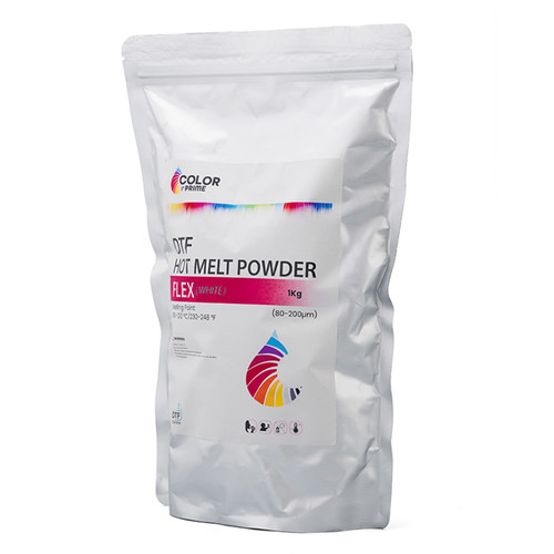 DTF Station Color Prime Flex Hot Melt DTF Powder - White (1kg)