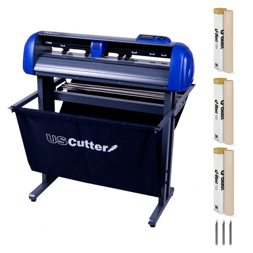 USCutter TITAN 3 U-Blast Monument & Sandblast Stencil Cutting Bundle