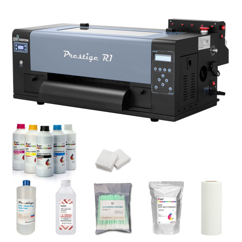 DTF Station Prestige R1 13" DTF Printer Core Bundle with Inks and Supplies