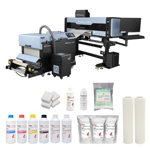 DTF Station Prestige XL4 Quad-Head 24" DTF Printer with Seismo L24R Bundle