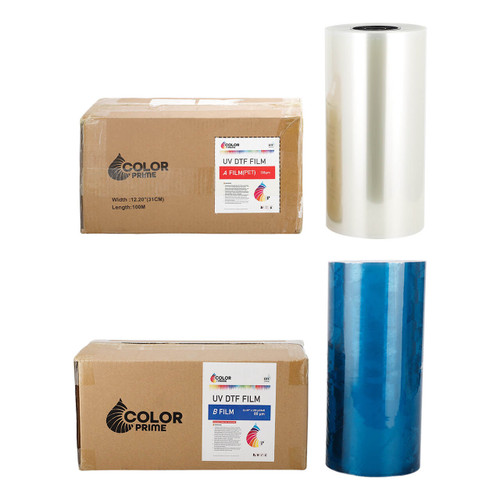 DTF Station Color Prime 11.81" UV DTF Film Bundle (A&B Film) for Aries 113 or 213