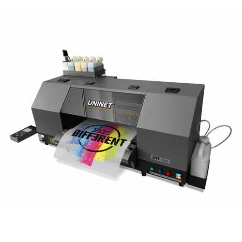 UNINET DTF 1200 Dual Head Direct To Film Roll Fed Printer with Training & Starter Bundle