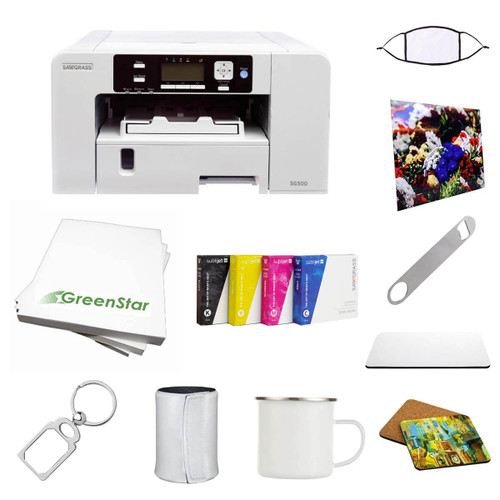 Sawgrass SG500 Virtuoso Sublimation Printer With Sublijet Ink Set and Software Bundle