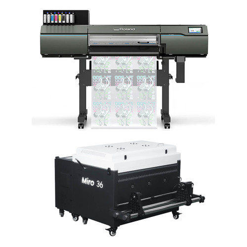 Roland TY-300i Direct-to-Film Printer & Miro 36 Powder Shaker/Dryer Bundle