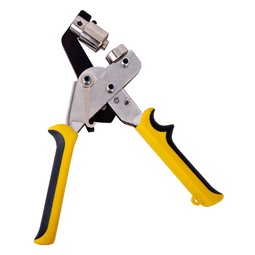 Handheld Grommeting Machine for Banner Grommets. Handheld Grommeting Machine for Banner Grommets.