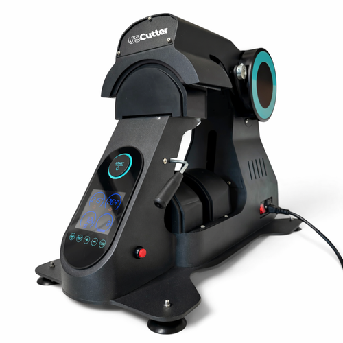 USCutter Ultimate Cyber Series Full Automatic Hat Press – Auto-Open, Dual Heat, Laser Alignment