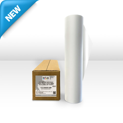 STS Inks 24″ DTF Film Instant Hot/Cold Peeling Double Sided Matte (KV1)