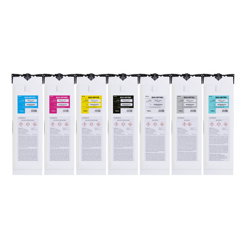 Roland TrueVIS Eco-UV Hard 750ml Ink Pouches for Industrial Applications (EUV-H)