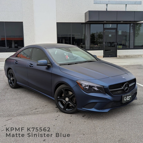 KPMF K75400 Matte Sinister Blue Vehicle Wrap Vinyl (K75562) - Clearance