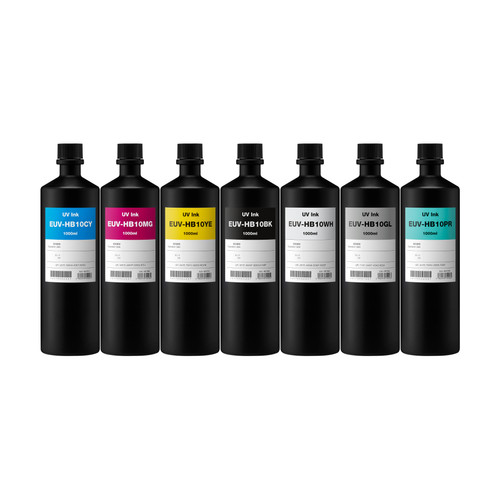 Roland TrueVIS Eco-UV Hard (EUV-HB) 1-Liter Ink Bottles for VersaObject Printers