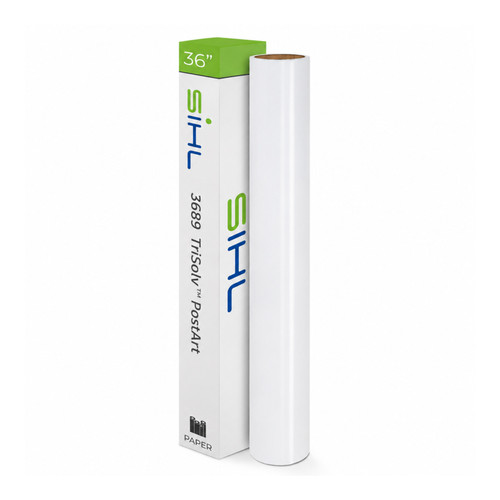 Sihl Products 3689 TriSolv PostArt 6mil Solvent Printable Wrapping Paper