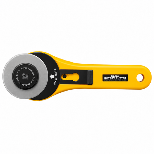 OLFA 60mm Rotary Cutter – Heavy-Duty Fabric & Flexible Material Cutter