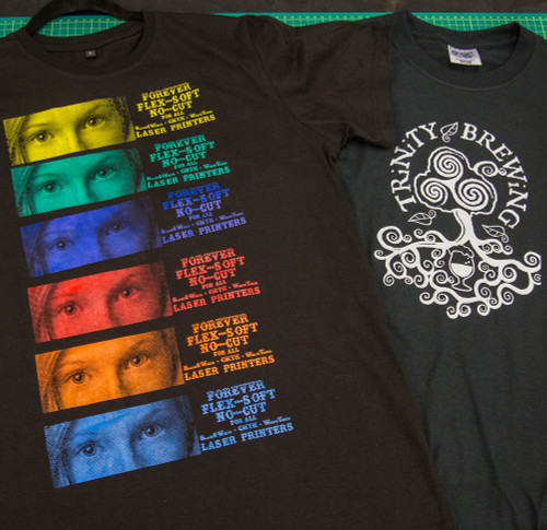 FOREVER Flex-Soft (No-Cut) Laser Toner Heat Transfer Paper FOREVER Flex-Soft (No-Cut) Laser Toner Heat Transfer Paper