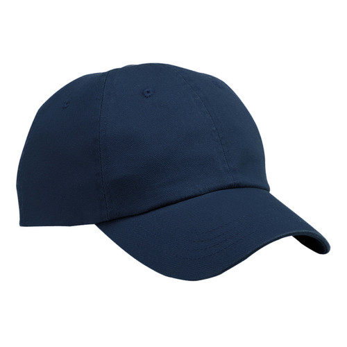 Navy Baseball Hat Blank Unstructured Washed Twill Cap