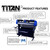 Refurbished 53" TITAN 2 Vinyl Cutter with Stand and Catch Basket