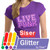 12" Siser Glitter Heat Transfer Vinyl