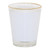 Sublimatable 1.5 oz Shot Glass Frosted or Clear with White Patch