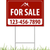 Yard Sign with Step Stake Bundle 18" x 24" Short Flute White Corrugated Plastic Sheets