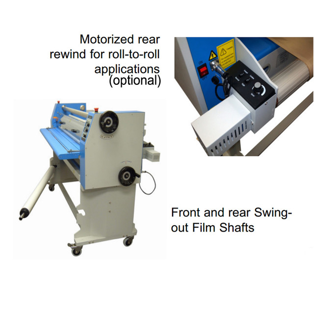 Gfp 865DH 65" Dual Heat Laminator Install, Training & Stand Included USCutter