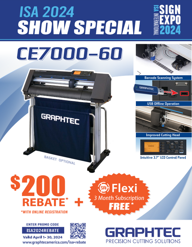 Graphtec CE7000 Vinyl Cutter Plotter with Bonus Software
