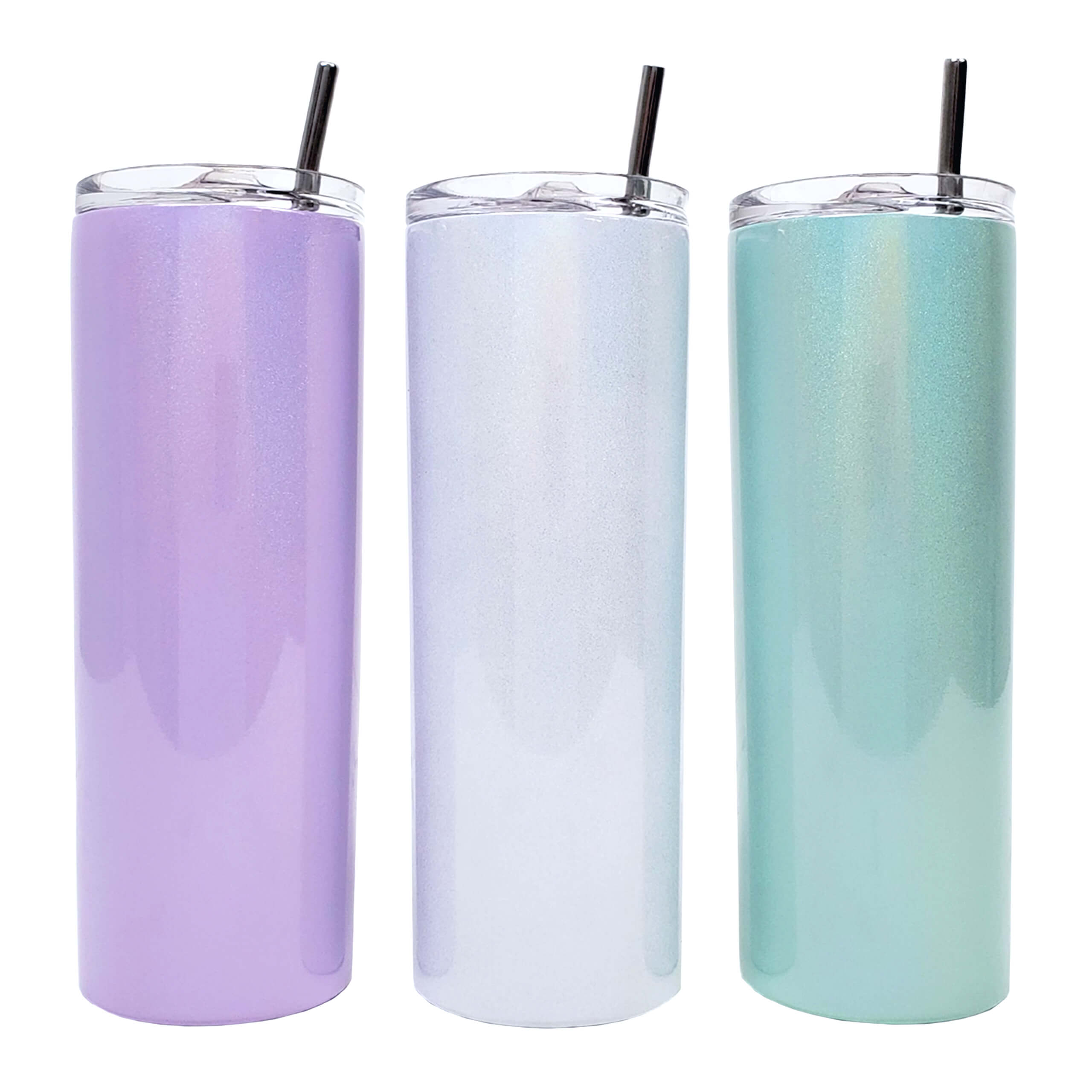 Sublimation life 20 oz sublimation tumbler skinny straight, 5 Pack skinny  tumblers with lids and straws, Double Wall 304 Stainless Steel sublimation
