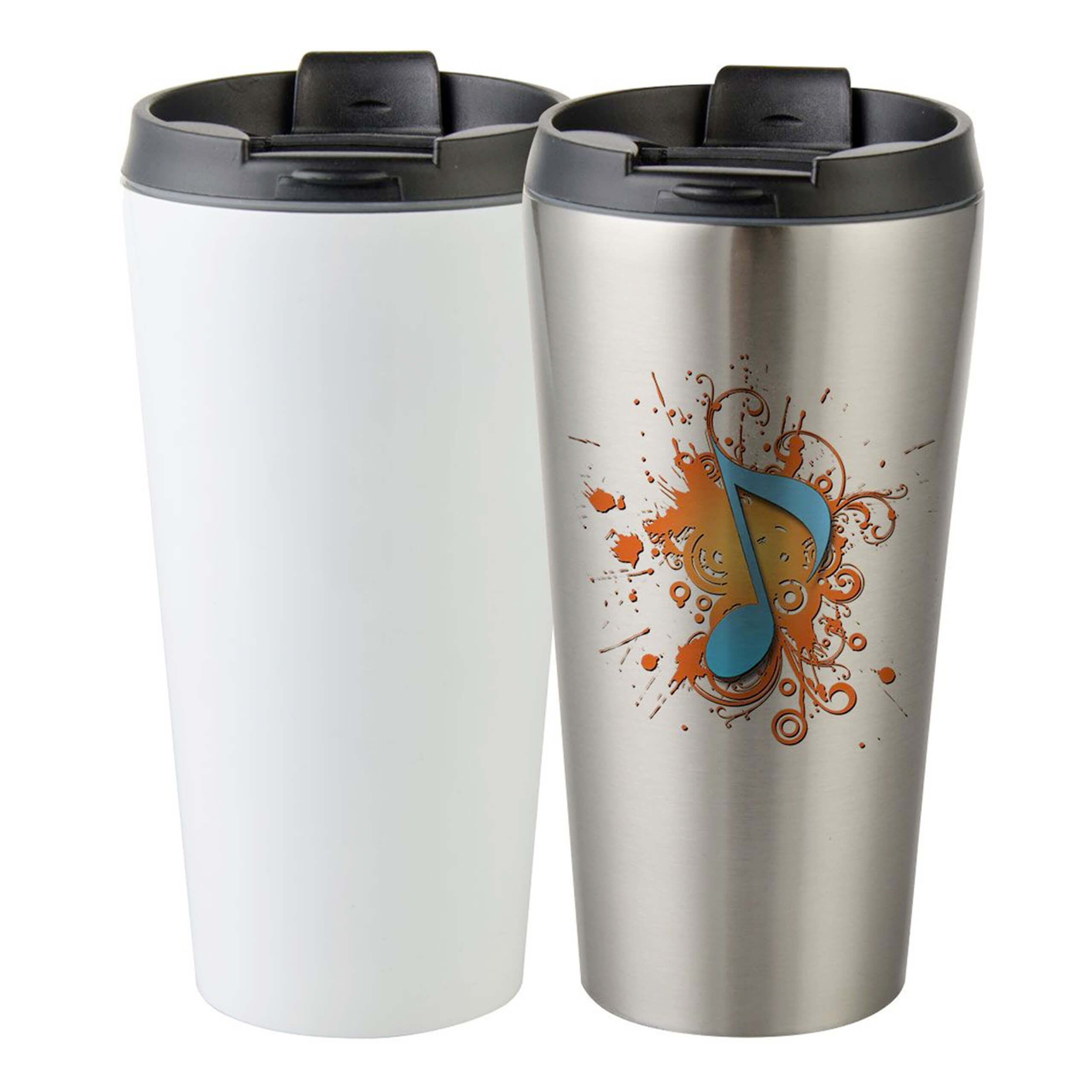 Tumbler Tapered 12oz Beer or Kids White Blank Sublimation - Sublimation  Supplies