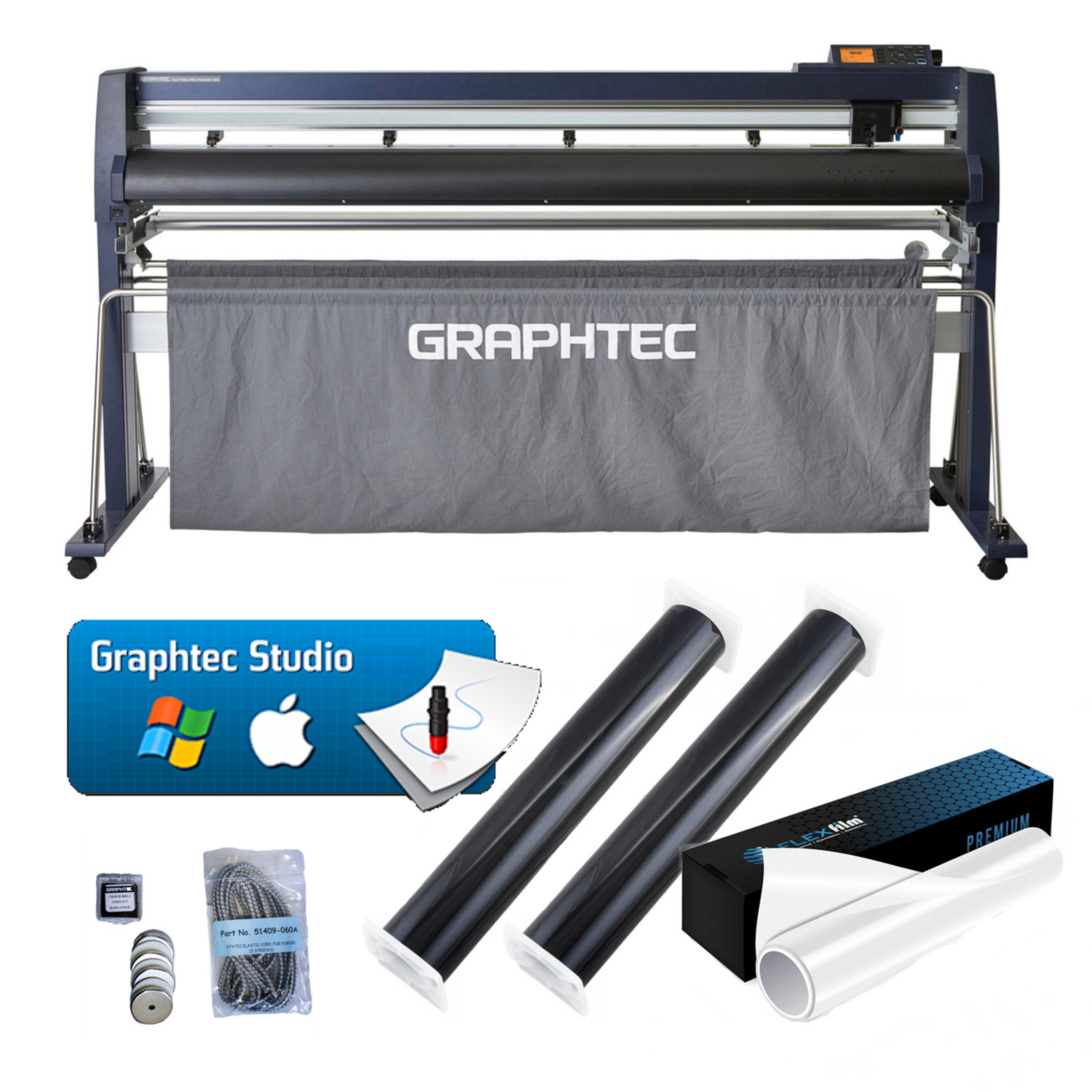 Graphtec FC9000 Window Tint & PPF Cutting Bundle | Professional