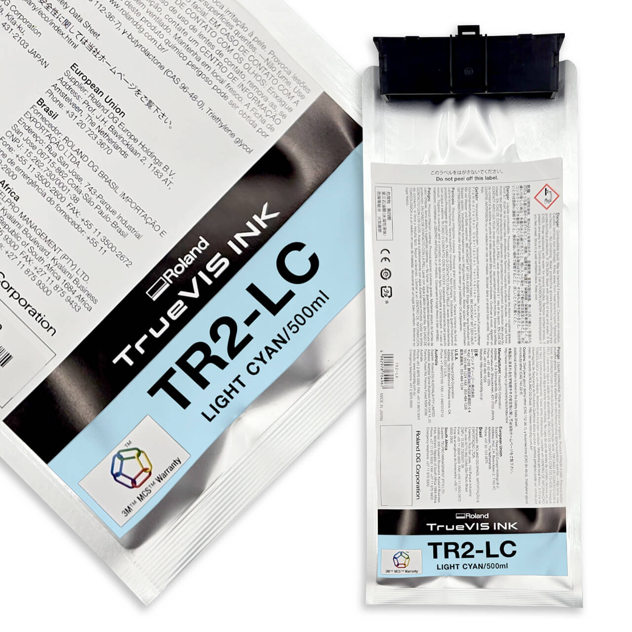 ローランド DG TrueVIS TR2 インク ライトブラックLk Roland TrueVIS Ink, 500ml Pouches in Seattle, WA