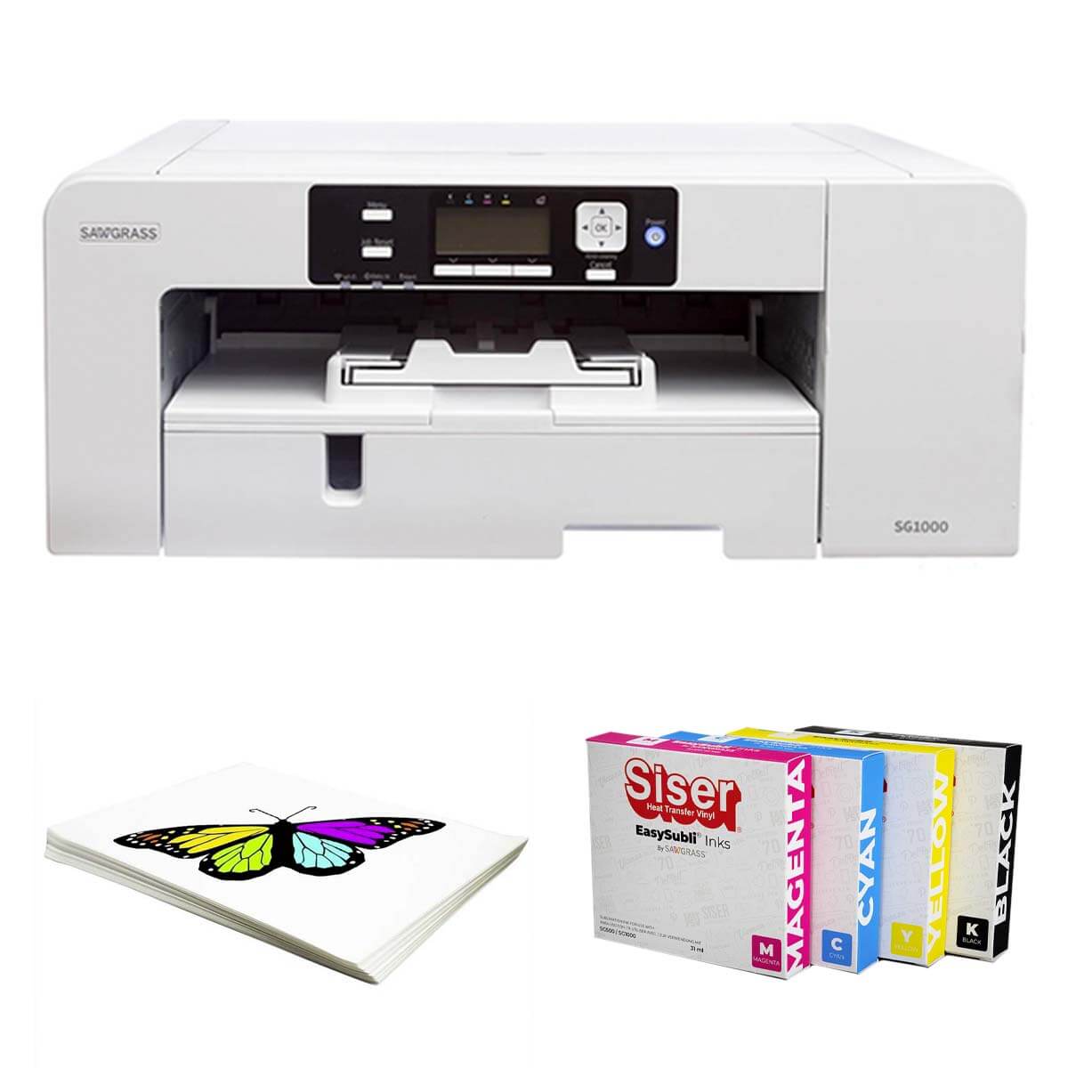 Siser EasySubli Sublimation Inks for the Sawgrass SG400 AND SG800 Printers  - Bundle