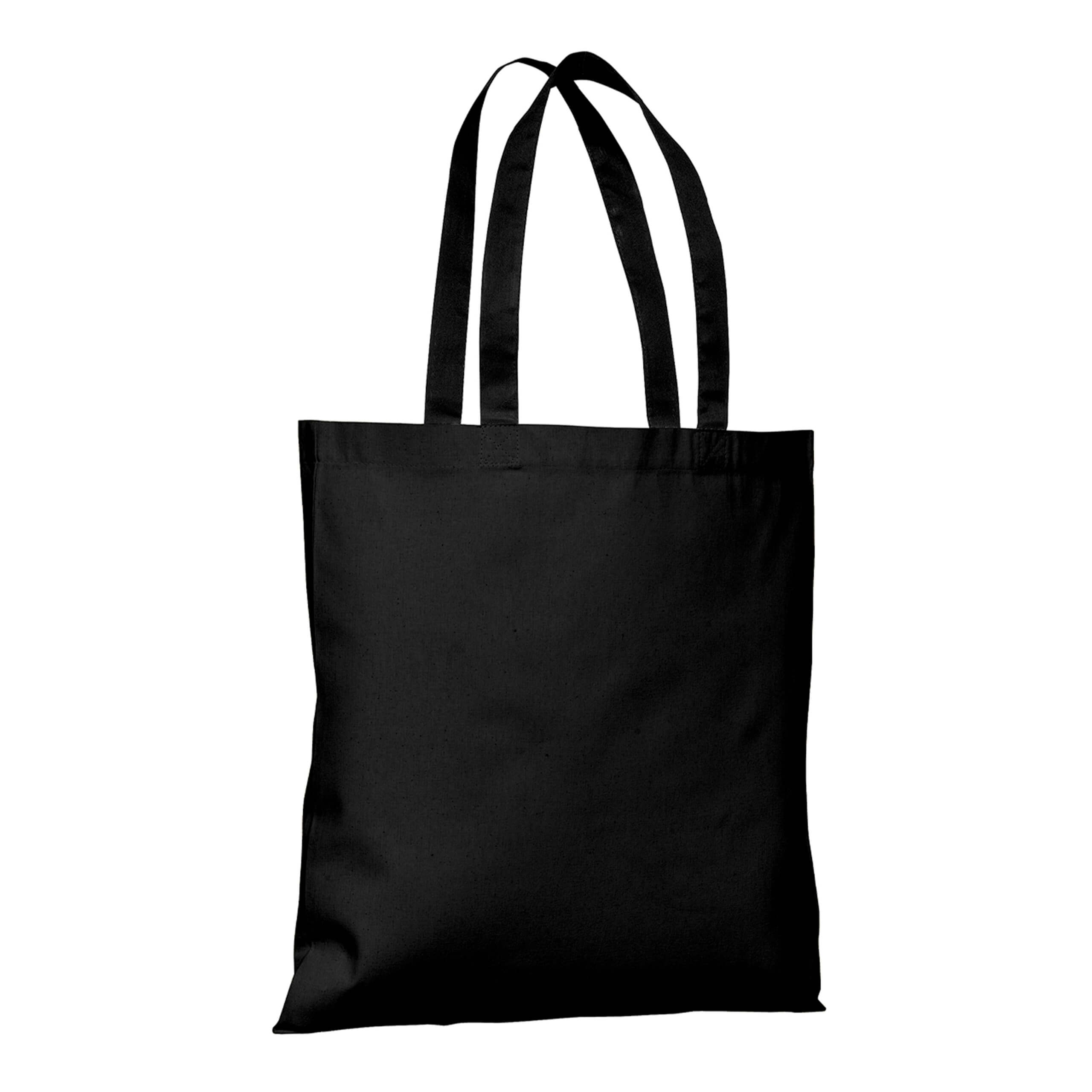 Black Tote Bag Blank 15in x 15in