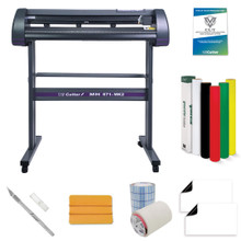 Vinyl Cutter 20” start up bundle with heat press and vinyl.Perfect