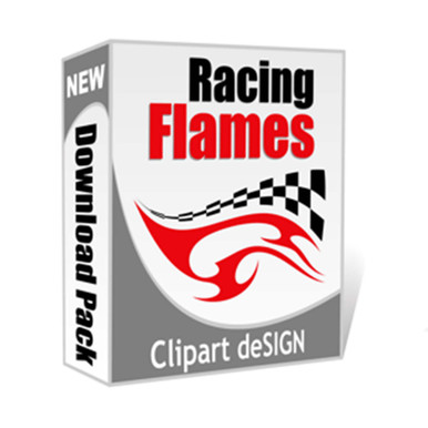 racing flames clipart design torrent