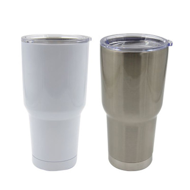 20oz Tapered Stainless Steel Travel Tumbler Sublimation Blank with Lid