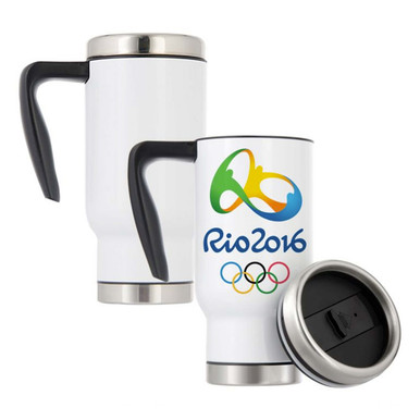 17oz Bulk Blank Sublimation Insulated Mug With Lid With Plastic PL