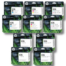 10 Cartridge Set of HP 832 Inks for HP Latex 630 W or 700 W Printers