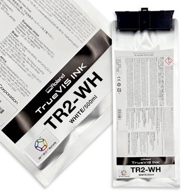 【未使用品】TrueVIS TRインク（ホワイト） 【500ml】 TR-WH　2 TR2_Pouches_White__39686.