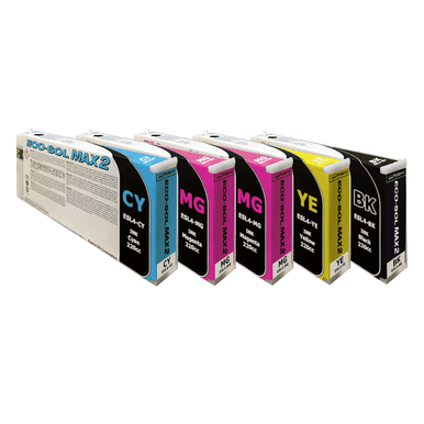 ECO-SOL MAX2 インクカートリッジ 10本セット EcoSolMax2_CMMYK__40251.