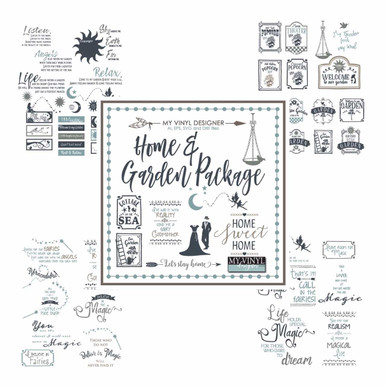 Vector Art For The Home and Garden Package USB