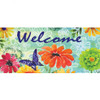 Evergreen Enterprises Bright Floral Welcome Decorative Floor Mat Insert #431173 - 808412366697