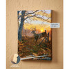 Wild Wings Sunrise Retreat - Whitetail Deer;  Lighted Wrapped Canvas #5084411165 - 646749527318